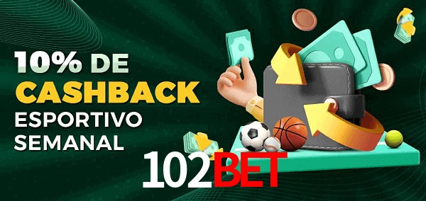 10% de bônus de cashback na 102bet